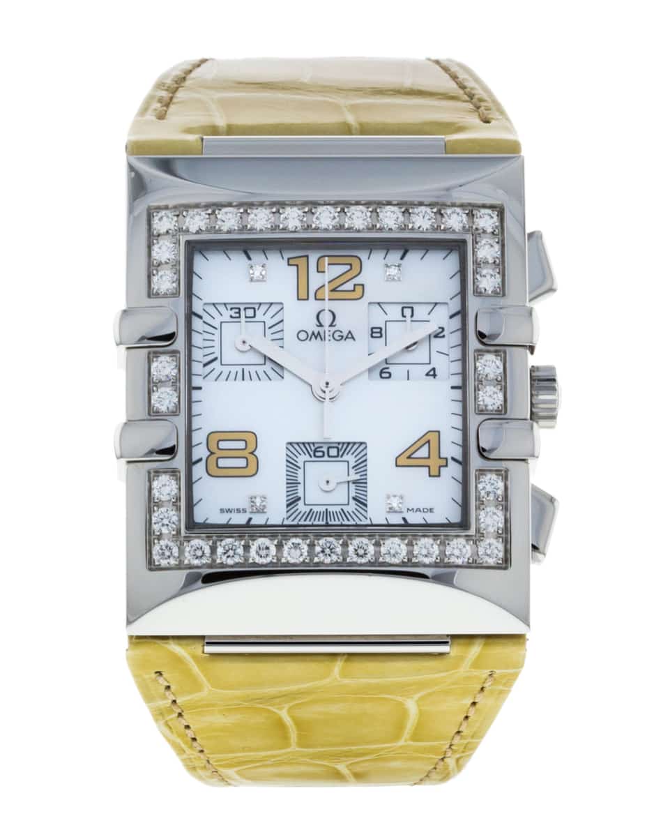 Omega constellation quadra clearance diamond